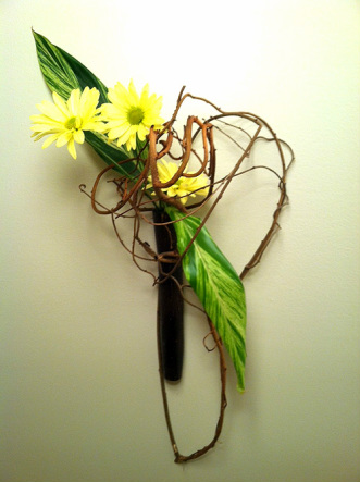 Ikebana Relief Flower Arrangement